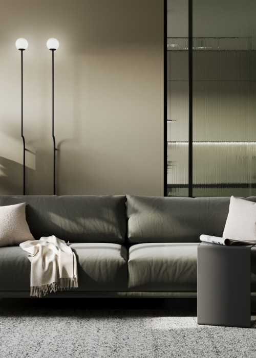 Лаундж-зона для молодой пары