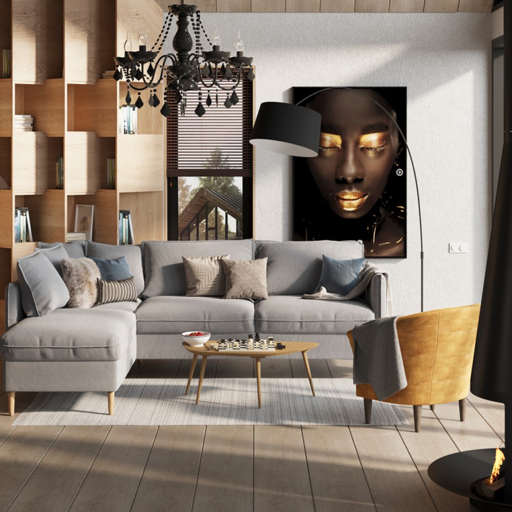 Сканди-шик в загородном доме