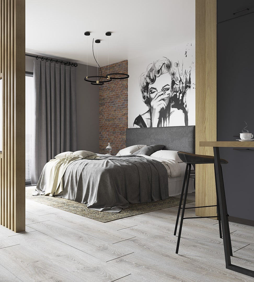 Минималистичная потолочная люстра